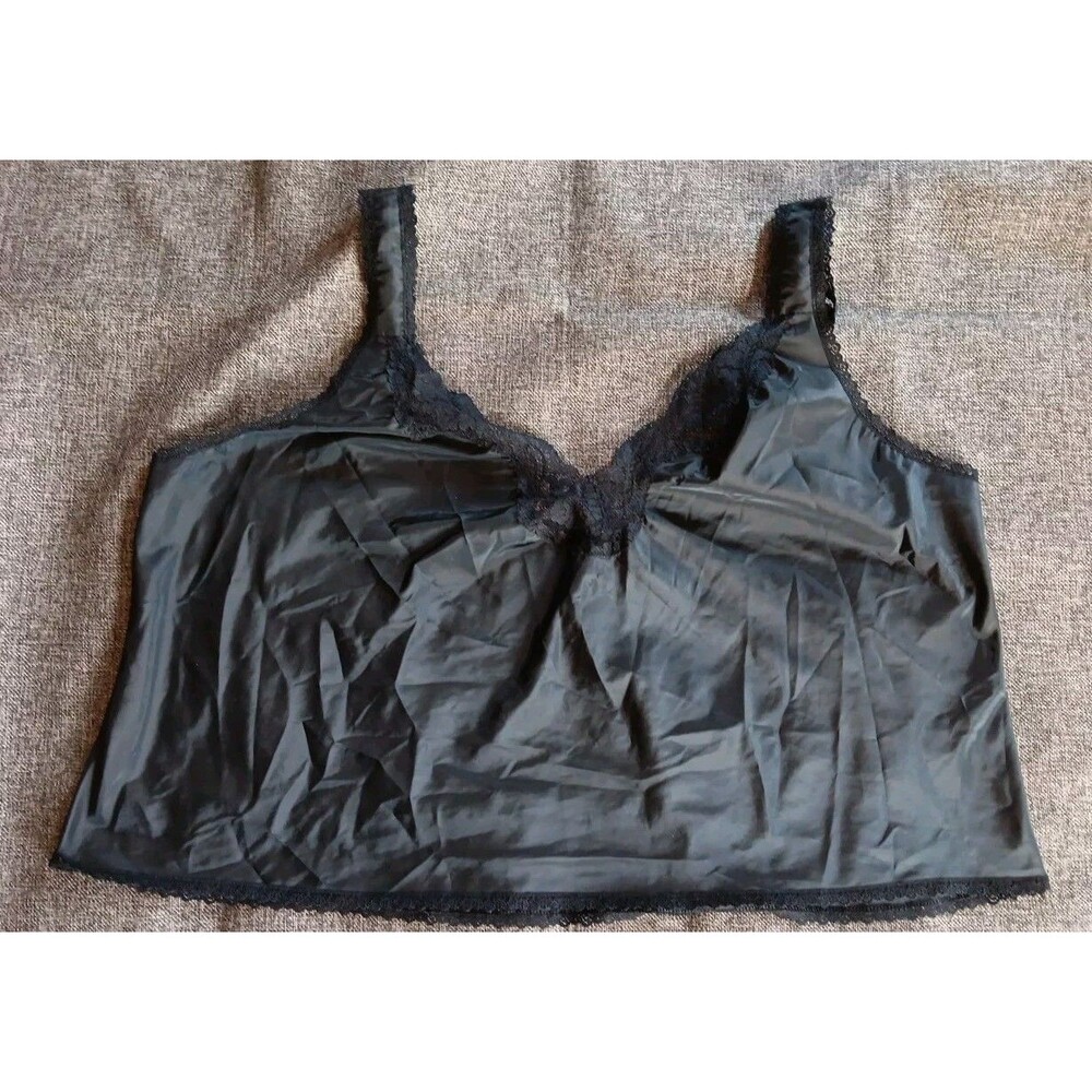 shirt 3X New womans Lady Barbizo Black Tank Top - Picture 2 of 8